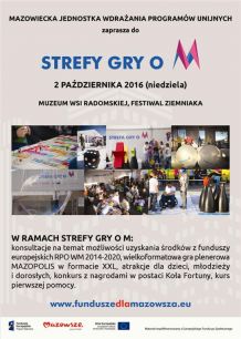 Strefa gry o M. na Festiwalu Ziemniaka 2016